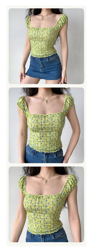 fruit print Top