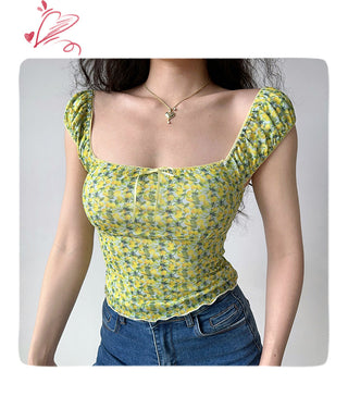 fruit print Top
