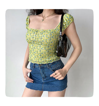fruit print Top