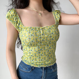 fruit print Top