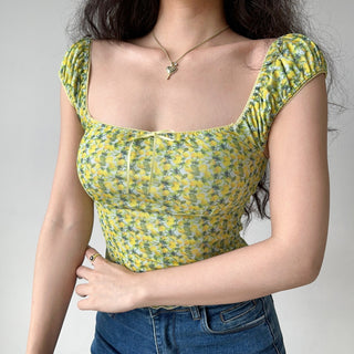 fruit print Top