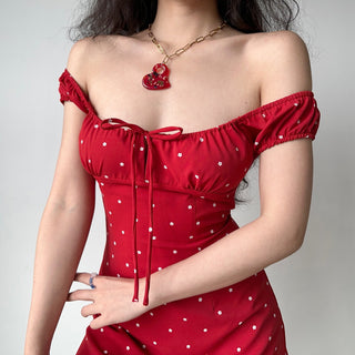 polka dot dress