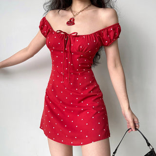 polka dot dress