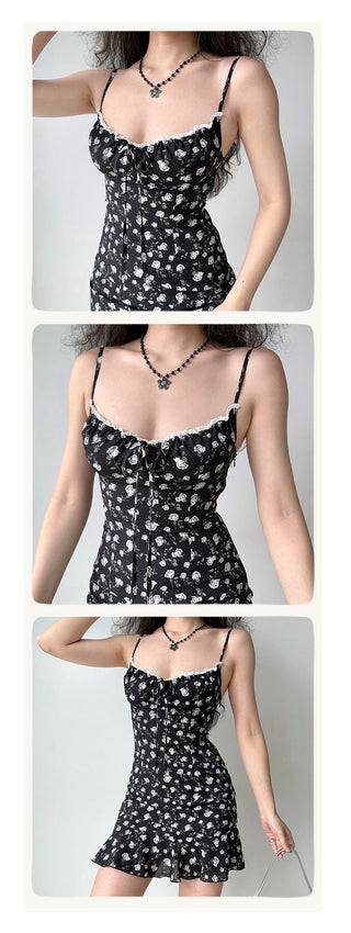 lace floral dress