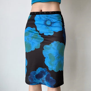 flower print skirt
