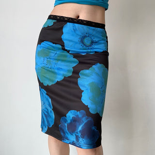 flower print skirt