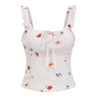 flower strap camisole