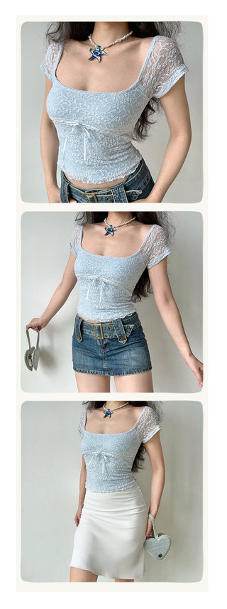 lace square crop