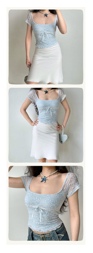 lace square crop