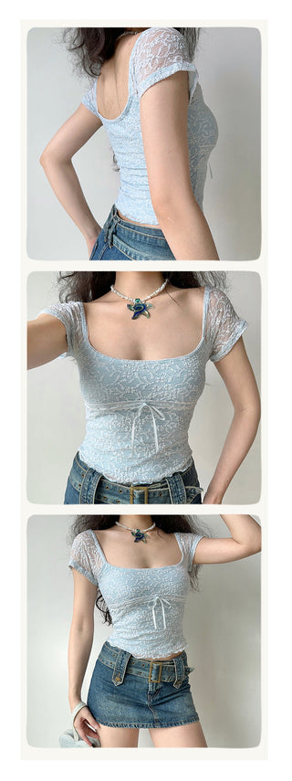 lace square crop