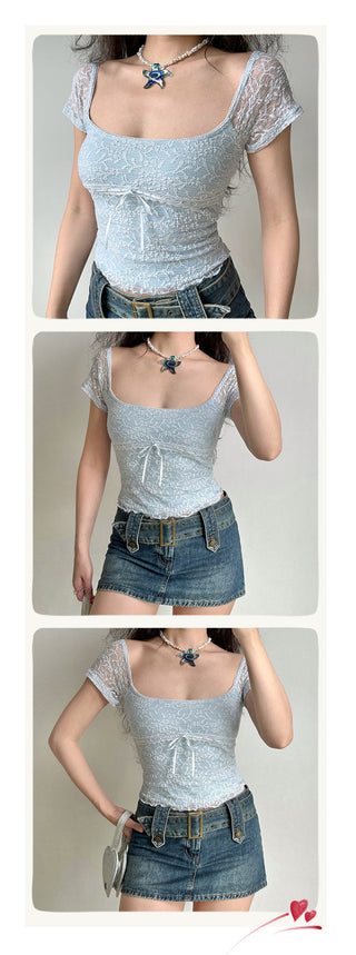 lace square crop