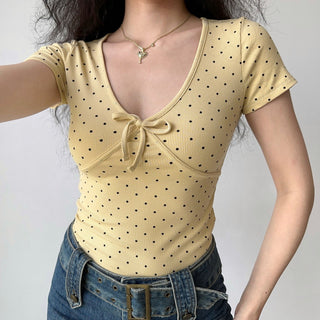 dots bow Top