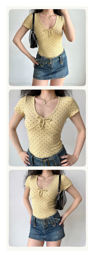dots bow Top