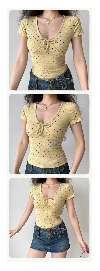 dots bow Top