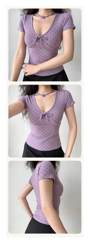 dots bow Top