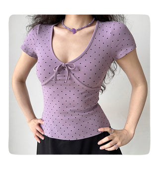 dots bow Top