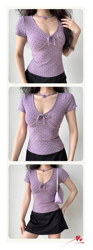 dots bow Top