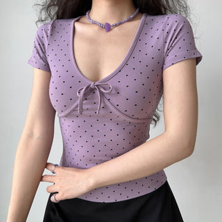 dots bow Top