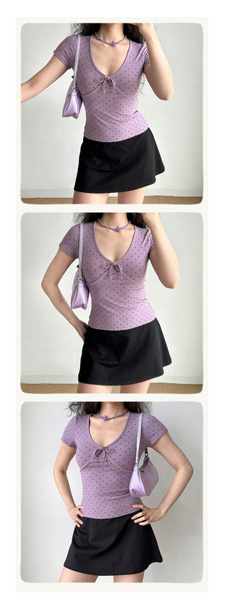 dots bow Top