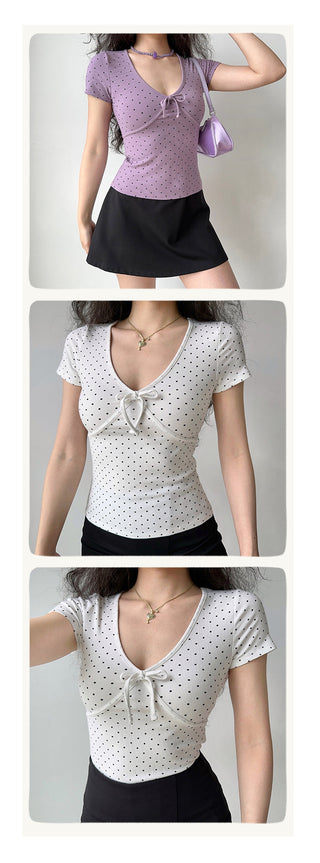 dots bow Top