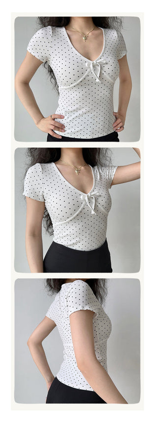 dots bow Top