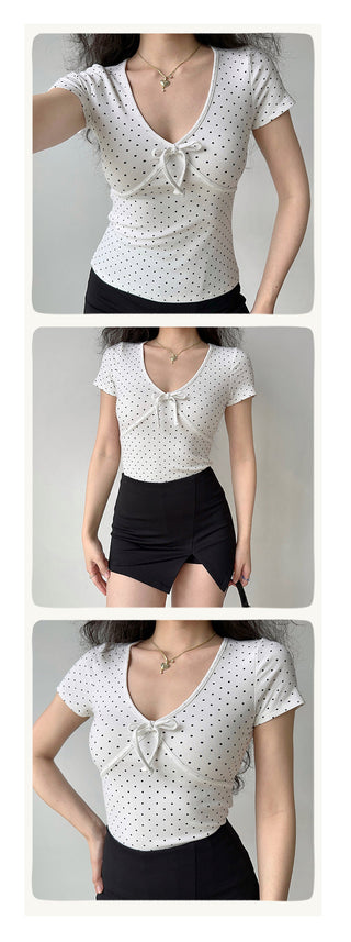 dots bow Top