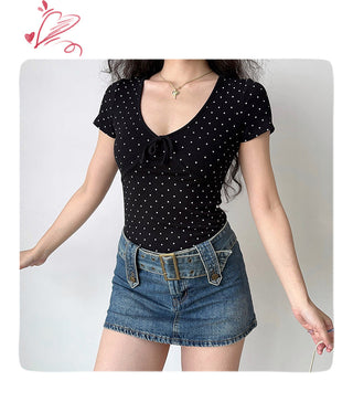 dots bow Top