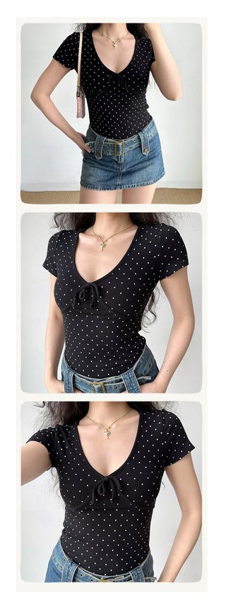 dots bow Top