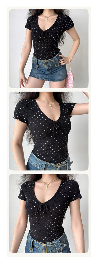 dots bow Top