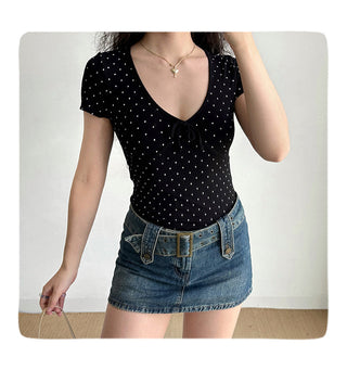 dots bow Top