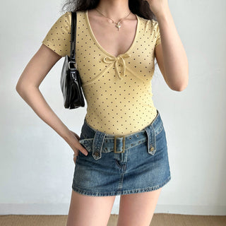 dots bow Top