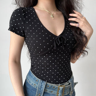 dots bow Top