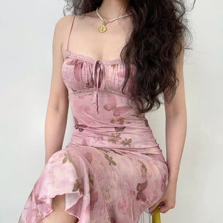 butterfly slip dress