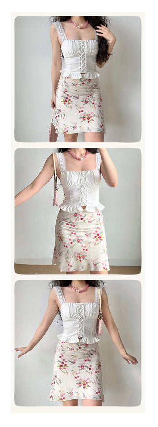 hollow strap top