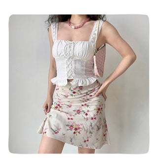 hollow strap top