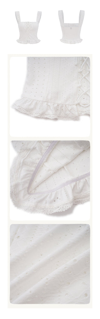 hollow strap top
