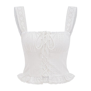 hollow strap top