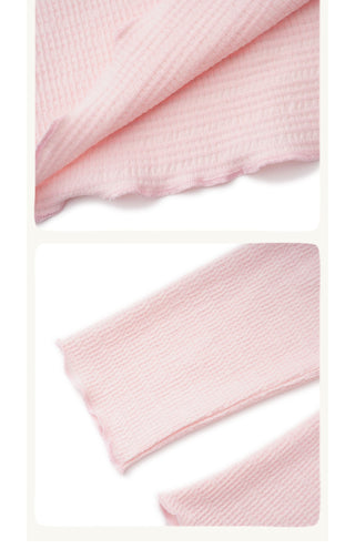 waffle 3/4 sleeve
