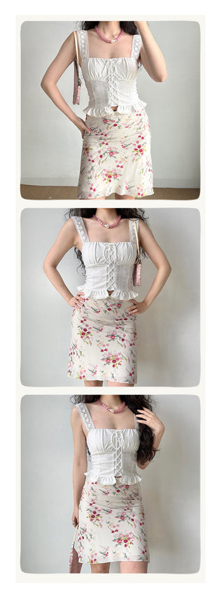 vintage fishtail skirt