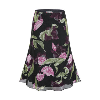 floral fishtail skirt