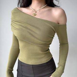 cold-shoulder crop