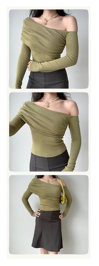 cold-shoulder crop