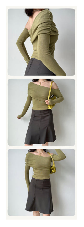 cold-shoulder crop