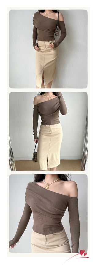 cold-shoulder crop