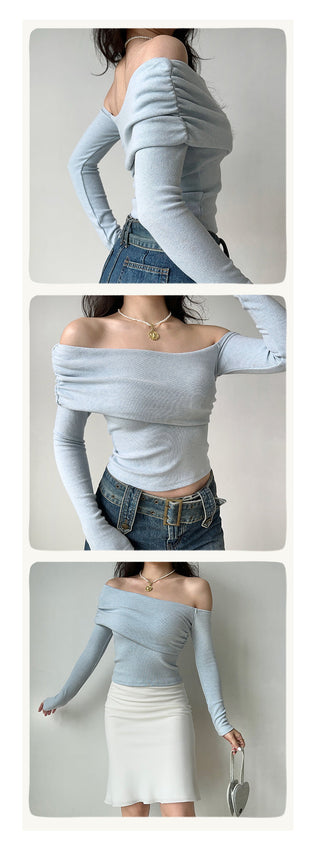 cold-shoulder crop