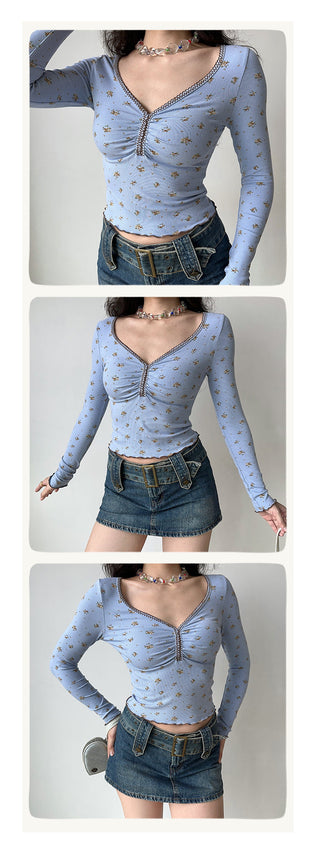 floral long sleeve