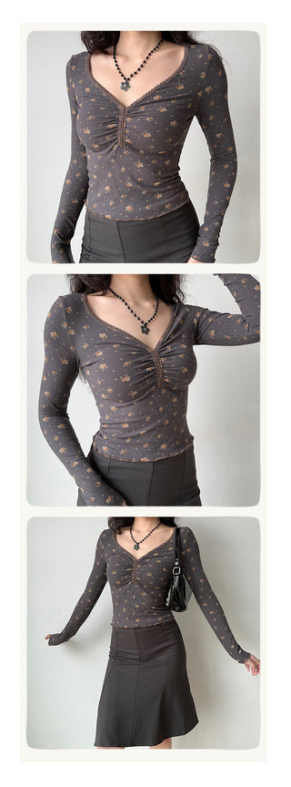 floral long sleeve