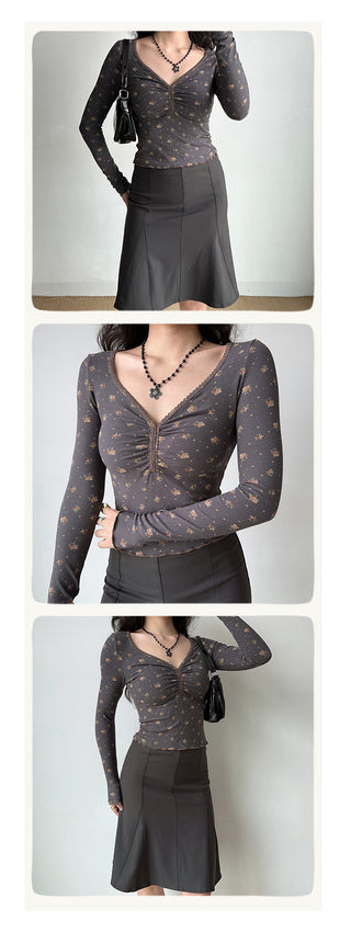 floral long sleeve