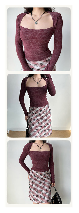 raglan sleeve Top