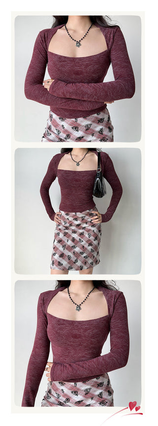 raglan sleeve Top